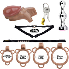 Lade das Bild in den Galerie-Viewer, Realistic Penis Resin Chastity Cage
