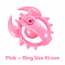 Load image into Gallery viewer, Pink scorpion chastity cage with 45 mm ring
