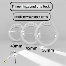 Afbeelding in Gallery-weergave laden, Shark Men's Chastity Cage -3
