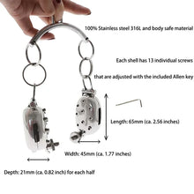 Lade das Bild in den Galerie-Viewer, Evil Shells Stainless Steel Ball Stretcher -8
