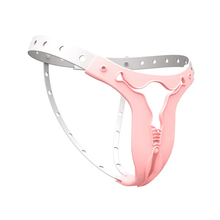 Load image into Gallery viewer, SM Adjustable Sissy Chastity Belt Ascetic
