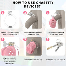 Load image into Gallery viewer, Sissy Silicone Chastity Device
