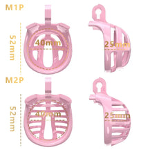 Load image into Gallery viewer, Small Chastity Cage 5 Colors to choose - size -pink
