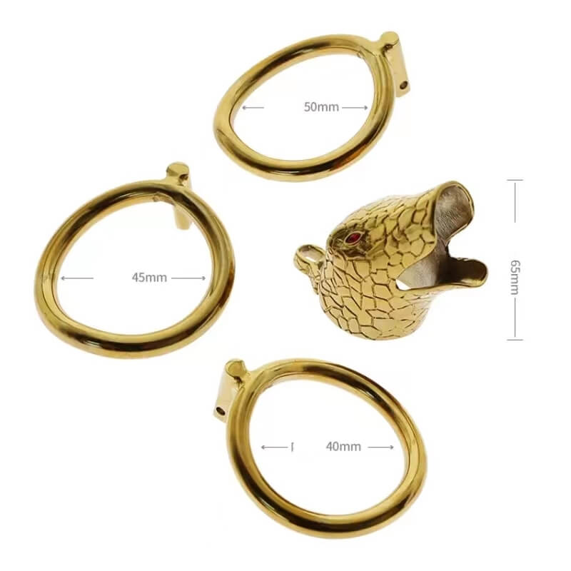 Snake Locking Snake Penis Lock Male Chastity Device – chastity-devices