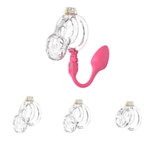 Lade das Bild in den Galerie-Viewer, Soft Cobra Chastity Device With Controlled Butt Plug
