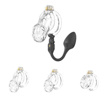 Lade das Bild in den Galerie-Viewer, Soft Cobra Chastity Device With Controlled Butt Plug
