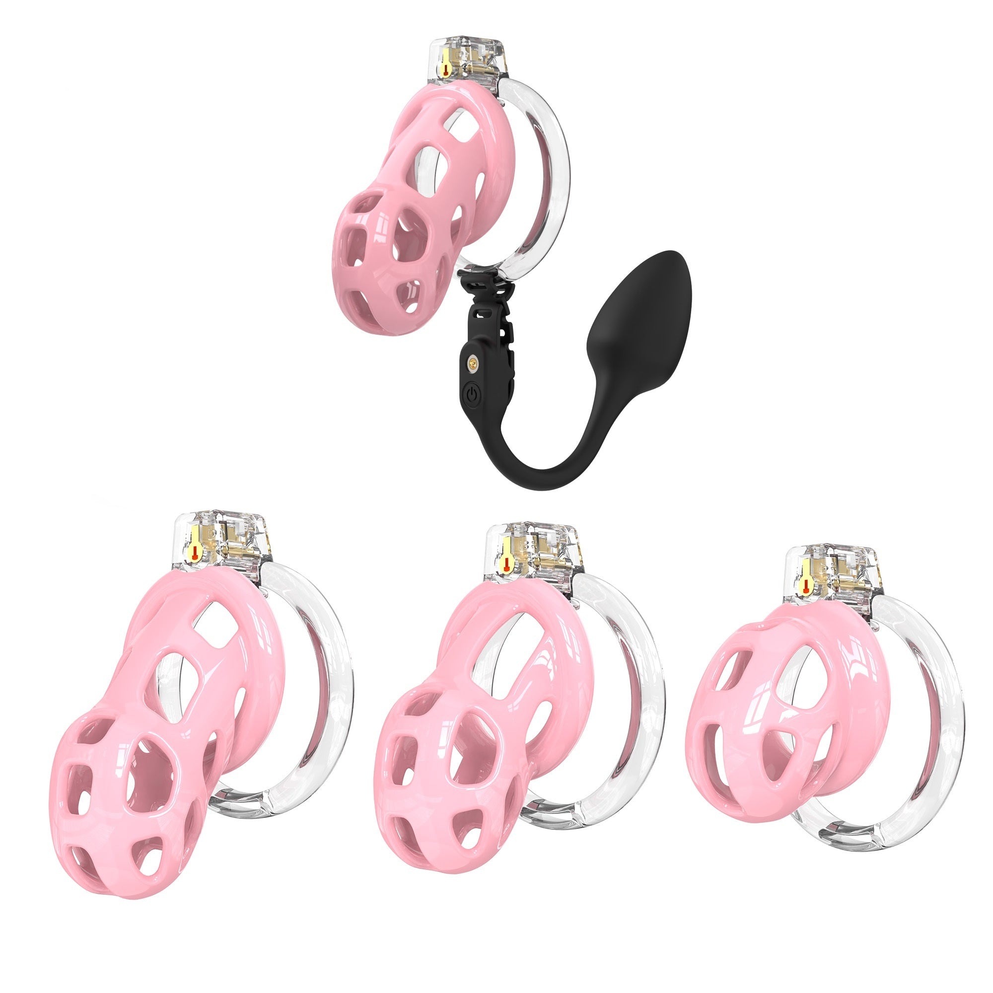 Soft Cobra Chastity Device With Controlled Butt Plug chastity-devices Soft Cobra Chastity Device With Controlled Butt Plug chastity-devices