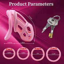 Load image into Gallery viewer, Soft Pink Chastity Device with Invisible Lock
