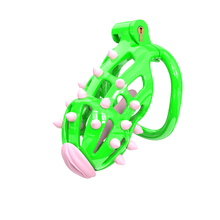 Load image into Gallery viewer, Stripe Cobra Chastity Kits with Spikes pegs
