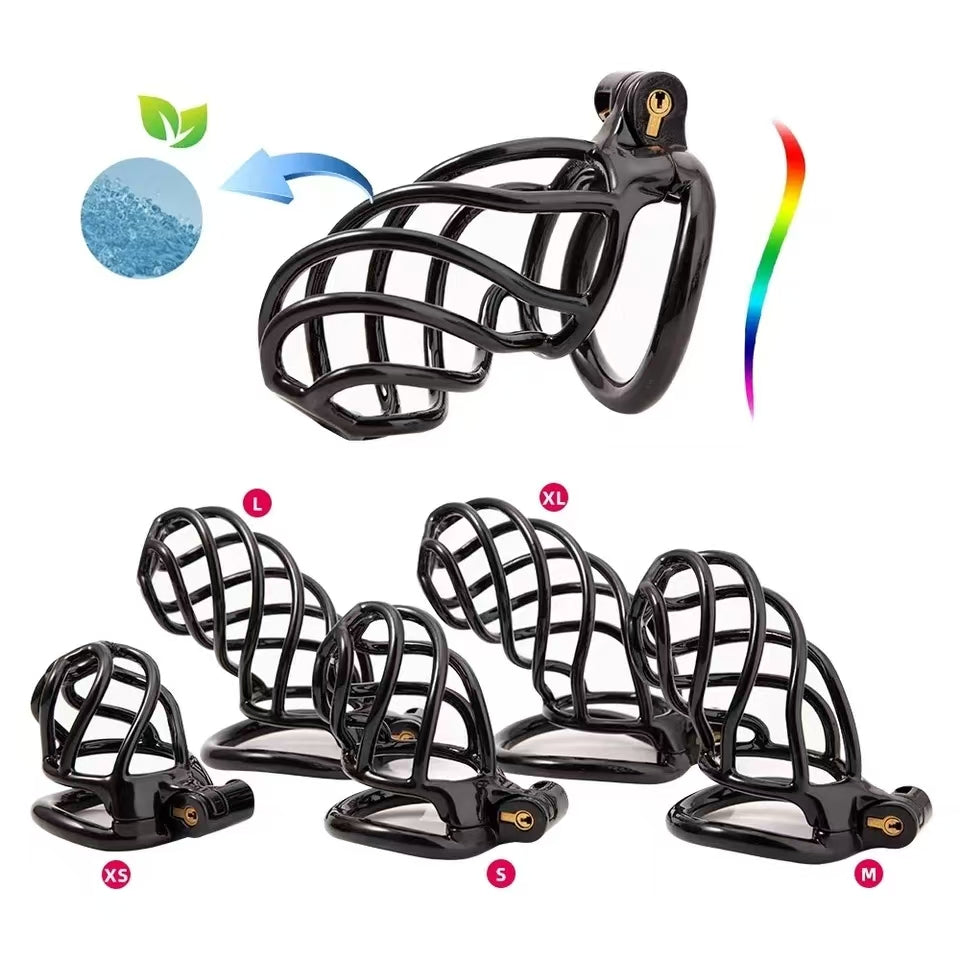 Smooth Spiral Sexy Chastity Cage – chastity-devices