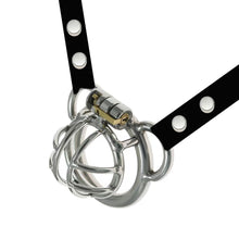 Afbeelding in Gallery-weergave laden, Split Small Steel Chastity Cage
