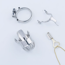 Afbeelding in Gallery-weergave laden, T15 Stainless Steel Custom Chastity Cage With PA
