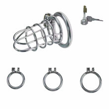 Afbeelding in Gallery-weergave laden, Steel Prison Chastity Cage
