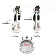 Load image into Gallery viewer, Stainless Steel Star Mesh Chastity Cage
