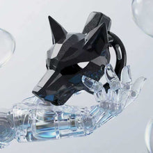 Afbeelding in Gallery-weergave laden, Starlight Black Wolf Chastity Cage
