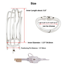 Load image into Gallery viewer, Stainless Steel Big Chastity Cage - 2
