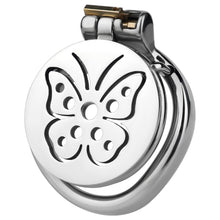 Lade das Bild in den Galerie-Viewer, Steel Butterfly Flat Chastity Lock - 2
