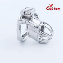 Afbeelding in Gallery-weergave laden, Stainless Steel Custom Chastity Cage With PA T15
