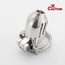 Afbeelding in Gallery-weergave laden, Full Steel Custom Chastity Cage With PA T13
