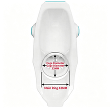 Load image into Gallery viewer, Stellar Domain Mecha Chastity Cage with Flat and Standard Options
