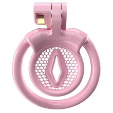 Load image into Gallery viewer, Super Small XX-2 Sissy Chastity Cage With 5 Arc Rings
