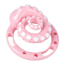 Load image into Gallery viewer, Pink curled tentacle cage three-quarter view
