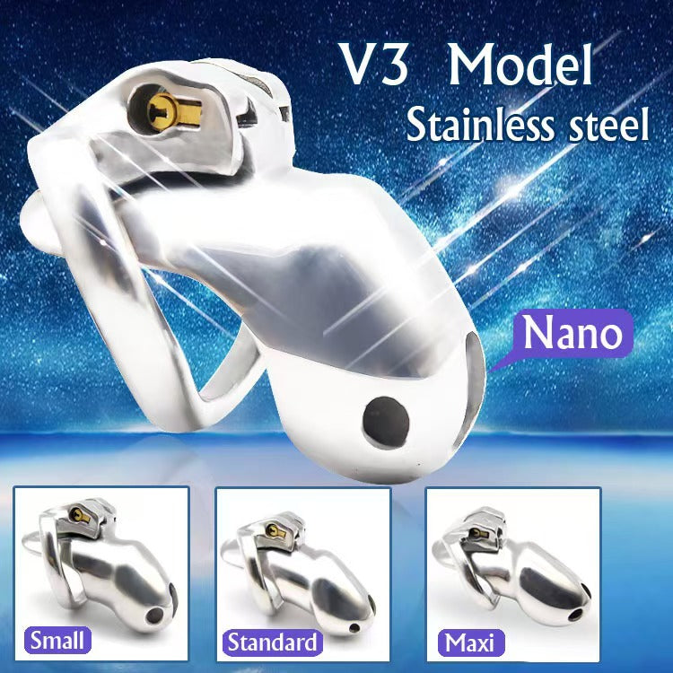 The Steel Holy Trainer v3 Chastity Cage – chastity-devices