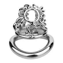 Load image into Gallery viewer, Thick Chainmail Steel Chastity Lock - 10

