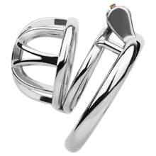 Load image into Gallery viewer, Small Open-Lattice Stainless Steel Chastity Cage
