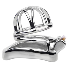 Load image into Gallery viewer, Small Open-Lattice Stainless Steel Chastity Cage
