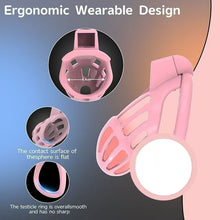 Lade das Bild in den Galerie-Viewer, Vertical-Slot Vented Resin Chastity Cage
