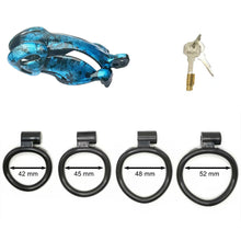 Lade das Bild in den Galerie-Viewer, Viper Marbled Camo Resin Chastity Cage
