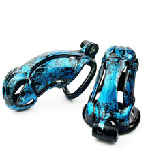 Lade das Bild in den Galerie-Viewer, Viper Marbled Camo Resin Chastity Cage
