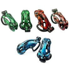 Lade das Bild in den Galerie-Viewer, Viper Marbled Camo Resin Chastity Cage
