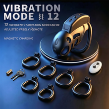 Lade das Bild in den Galerie-Viewer, War Dragon Remote Vibrating Chastity Cage
