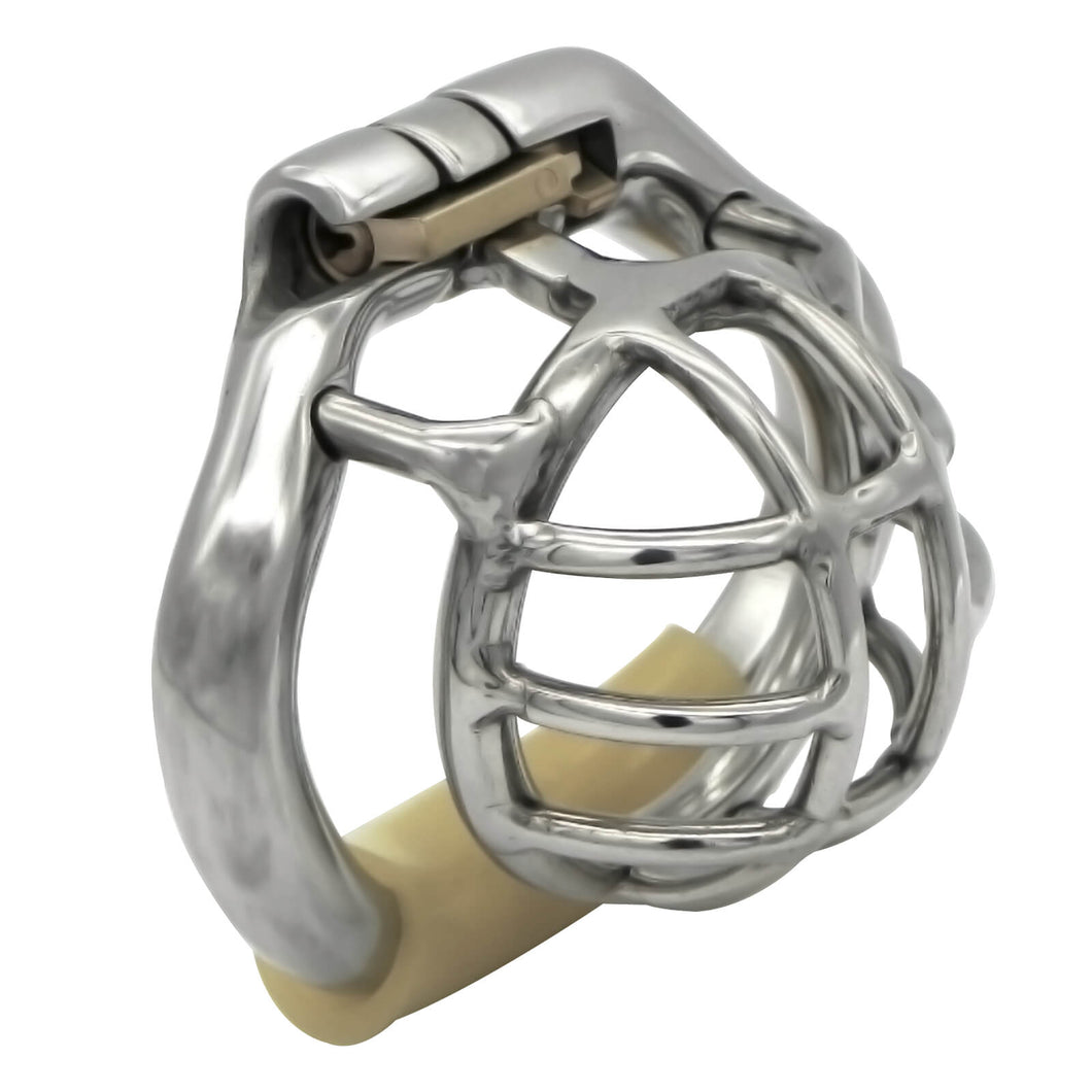 Stainless Steel Stealth Lock Male Chastity Device