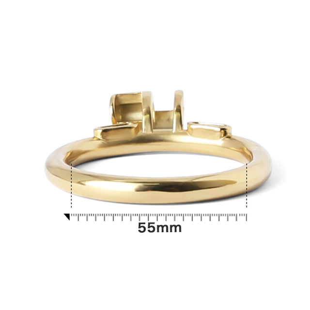 Gold Stainless Steel MAMBA Ring