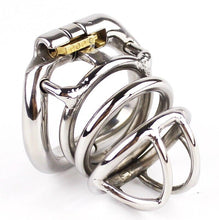 Load image into Gallery viewer, Metal Chastity Cage Small &amp; Shabby
