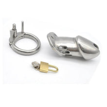 Load image into Gallery viewer, Metal Chastity Cage Long &amp; Hard
