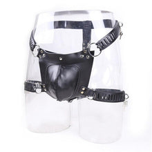 Load image into Gallery viewer, Men&#39;s Leather Chastity Belt
