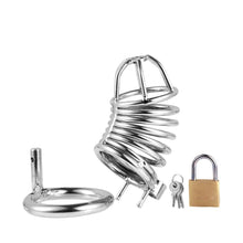 Load image into Gallery viewer, Metal Chastity Cage 3.38 inches Long
