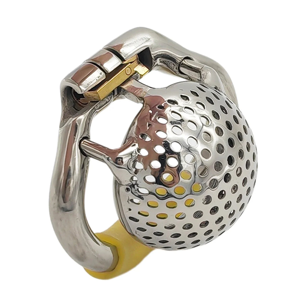 Stainless Steel Honeycomb Chastity Device