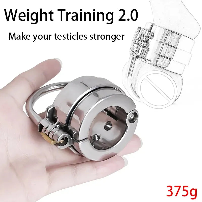 Penisring aus Edelstahl mit Hoden chastity-devices Penisring aus Edelstahl mit Hoden chastity-devices
