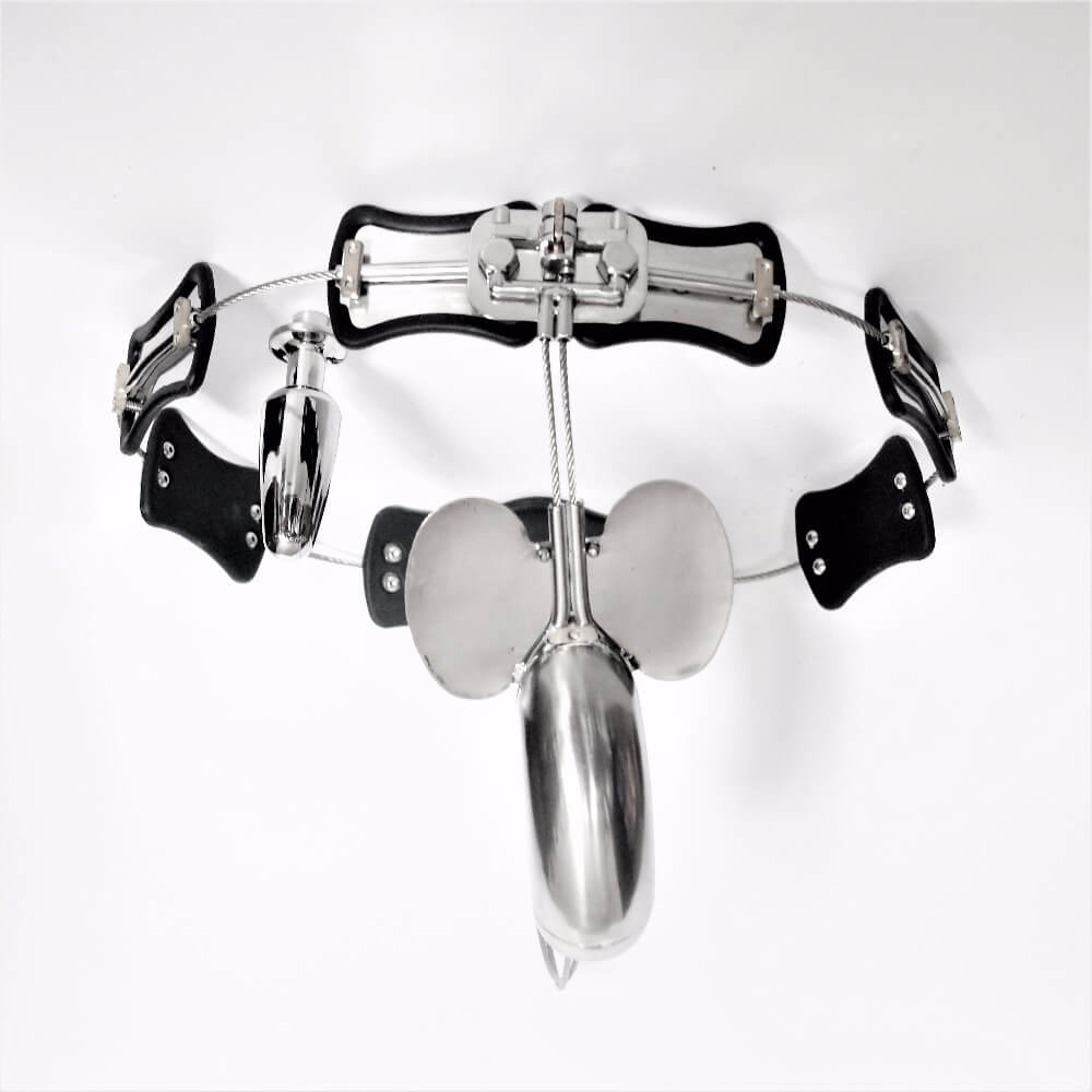 New Adjustable T-type Male Chastity Belt