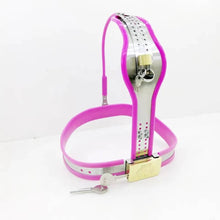 Load image into Gallery viewer, BDSM Single Wire Female Chastity Belt
