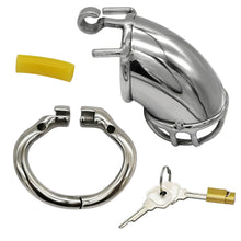 Load image into Gallery viewer, Bending Tube Stainless Steel Male Chastity Device

