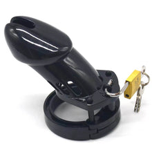 Load image into Gallery viewer, Black Plastic Cock Cage 3.15 inches and 3.94 inches long
