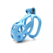 Load image into Gallery viewer, Nano | Blue Cobra Male Chastity Cage with 4 Rings
