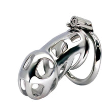 Load image into Gallery viewer, Buttonhole Lock Mamba Chastity Cage 2.56 to 3.74 inches Long
