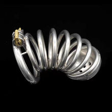 Load image into Gallery viewer, Steel Chastity Cage 3.94  Inches Long
